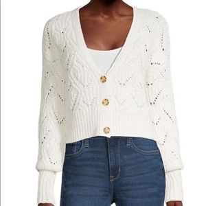 Arizona long sleeve cropped cardigan